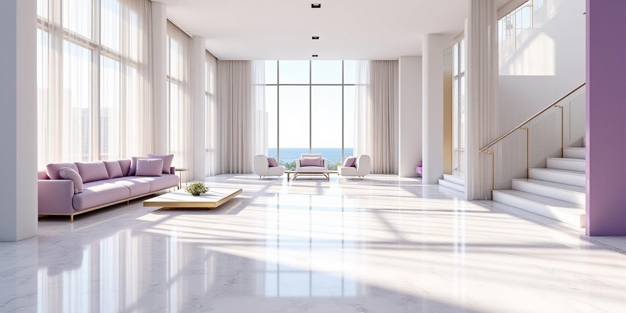 A pristine luxury interior reflecting ultra-clean standards